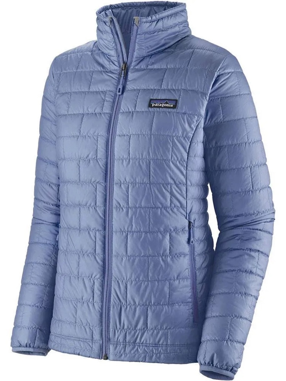 Patagonia Women's Quilted Nano Puff Lightweight Jacket - Periwinkle Blue